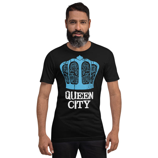 Queen City - Black Unisex T-shirt