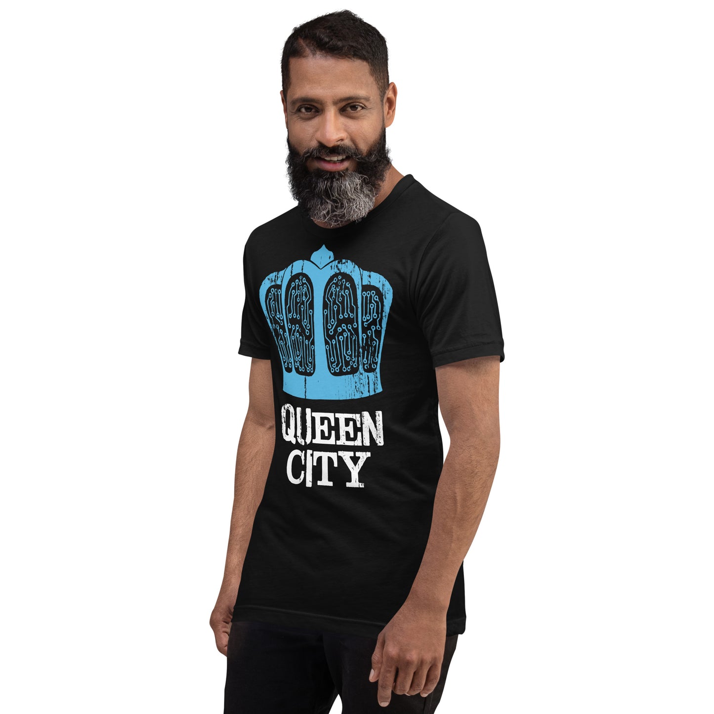 Queen City - Black Unisex T-shirt