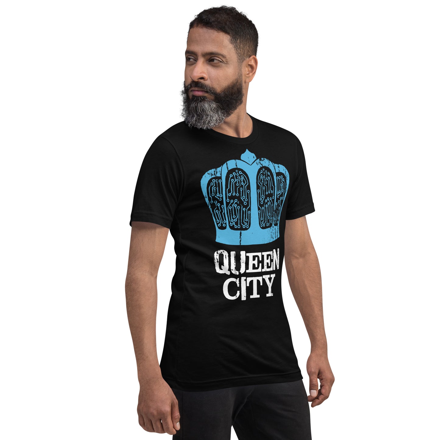 Queen City - Black Unisex T-shirt